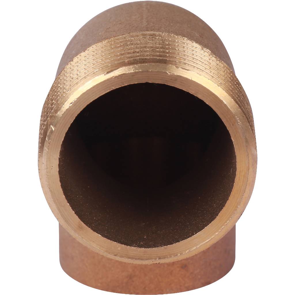 Угол переходной 35x1 1/4" (НР) SANHA под пайку бронзовый 1409235114