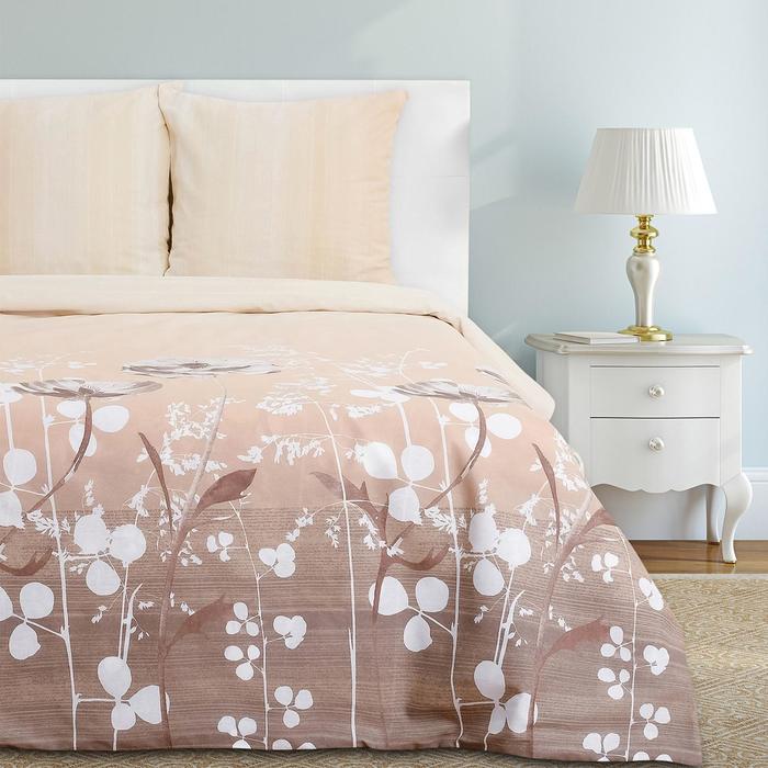 Постельное белье "этель" кремовое утро евро (бязь) (1/5) 2961477