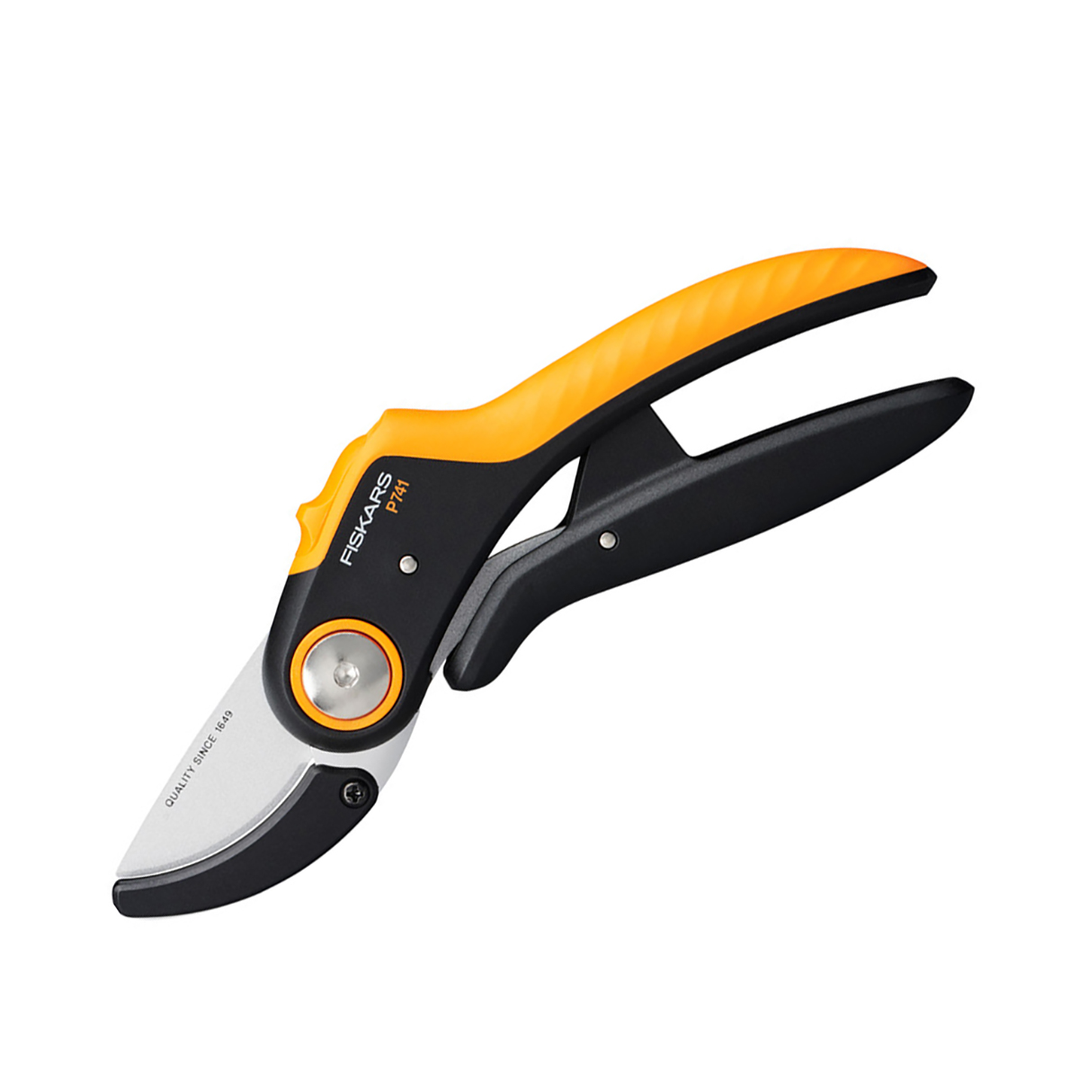 Секатор контактный "plus" powerlever  p741 (1/4) "fiskars" 1057171