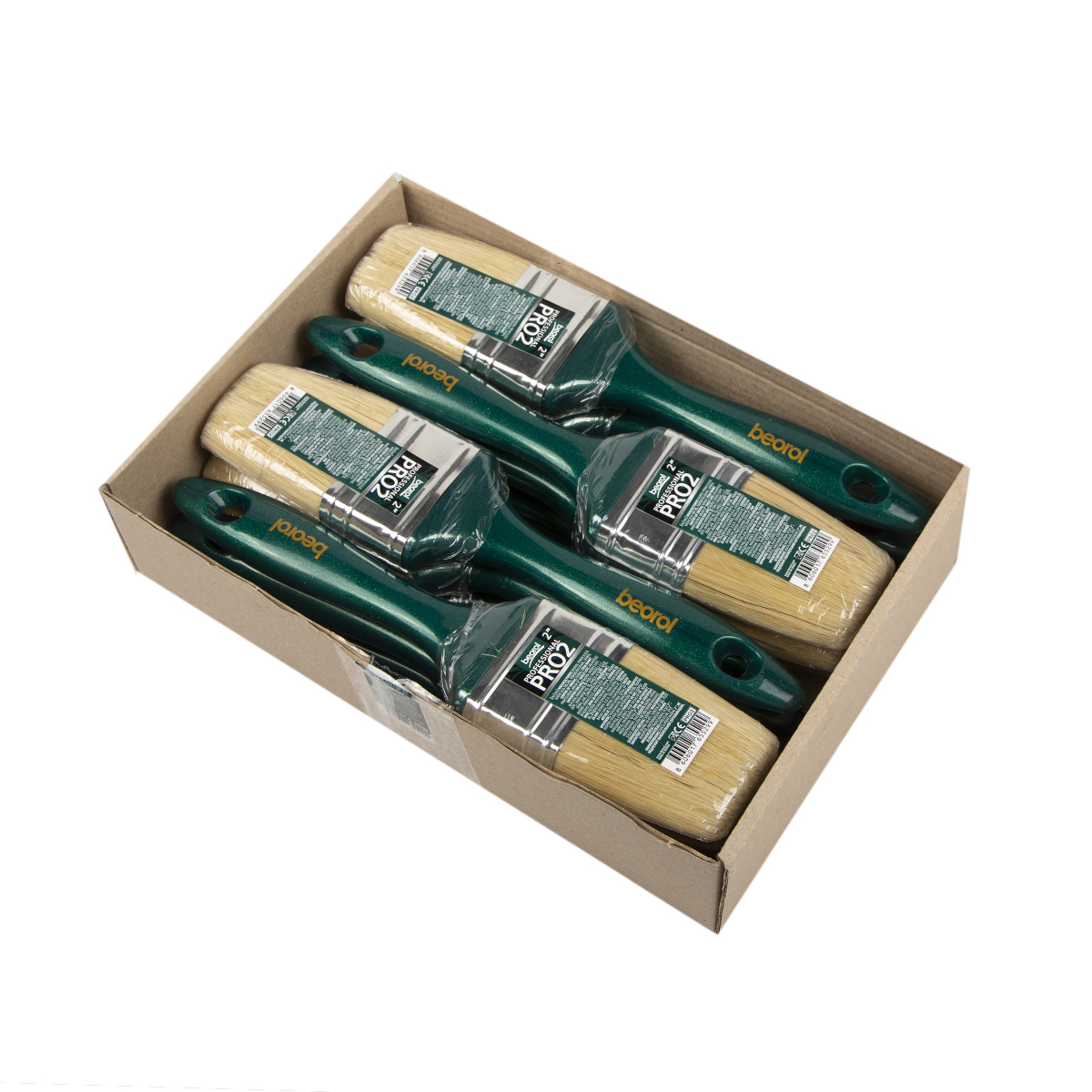 Кисть плоская "professional"  №2  (12/360)  "beorol"