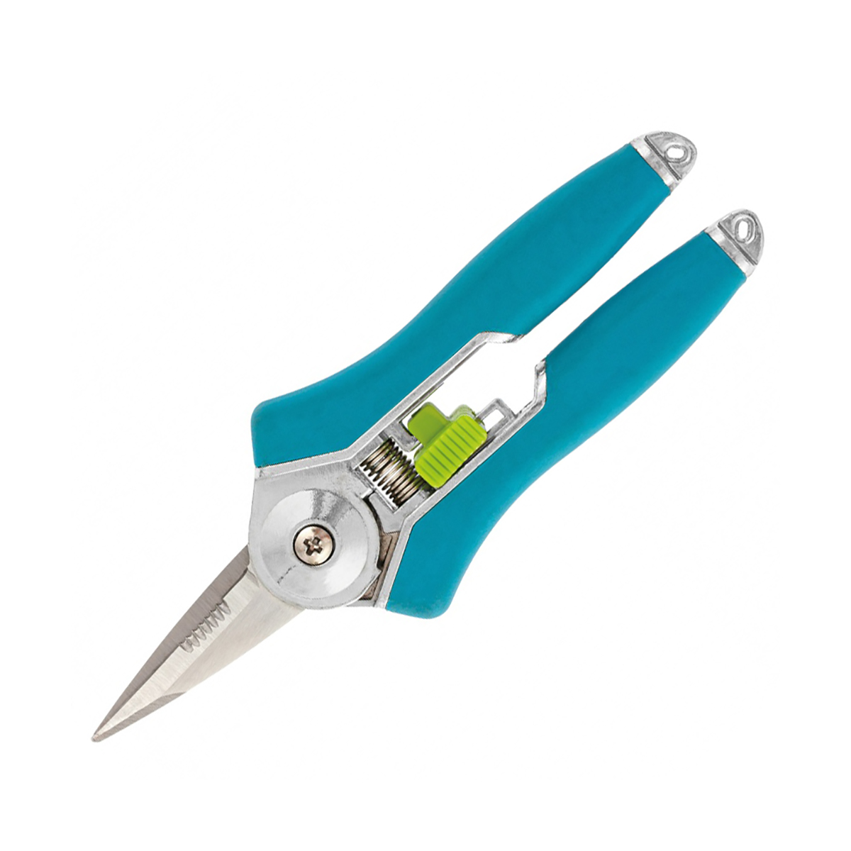 Секатор цветочный "luxe" 150 мм, металлич. обрезин. рукоятки (1/100) "palisad"