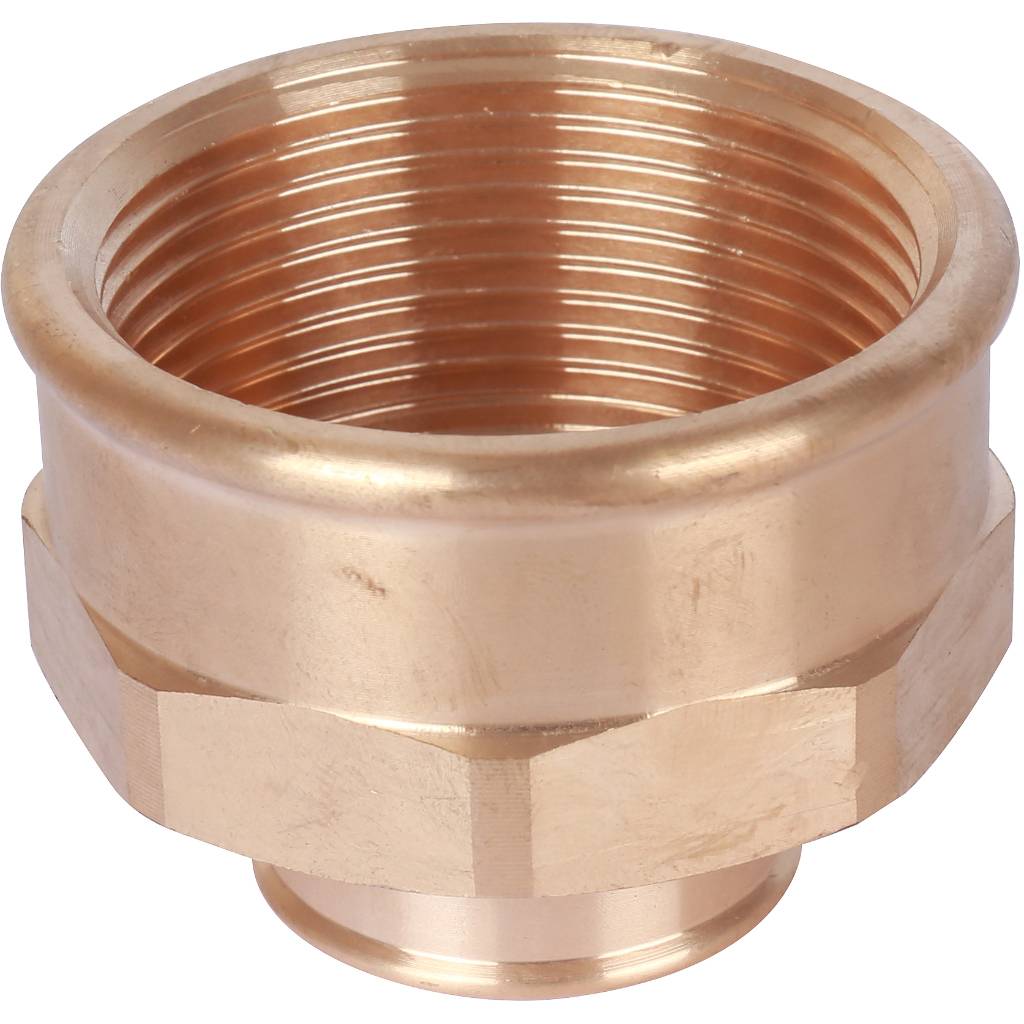 Муфта редукционная 1"1/2 х 3/4" резьбовая (ВР) бронза VIEGA (271879)