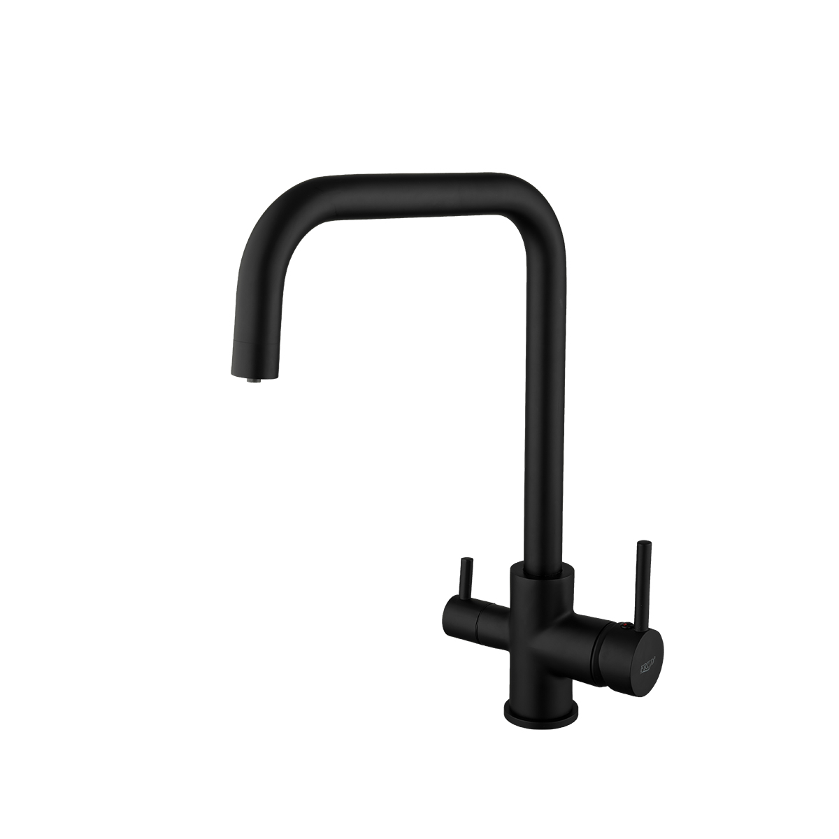 Смеситель для кухни r43054-7 подключ. к фильтру питьев. воды, черный (1/10) "frud"