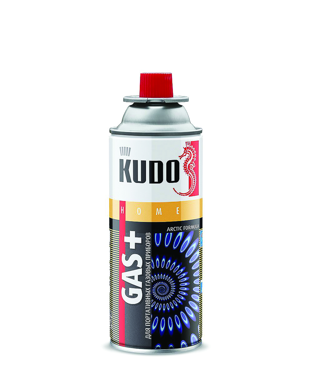 Газ для портативных газ приборов gas+ 520 мл (12) "kudo" ku-h403