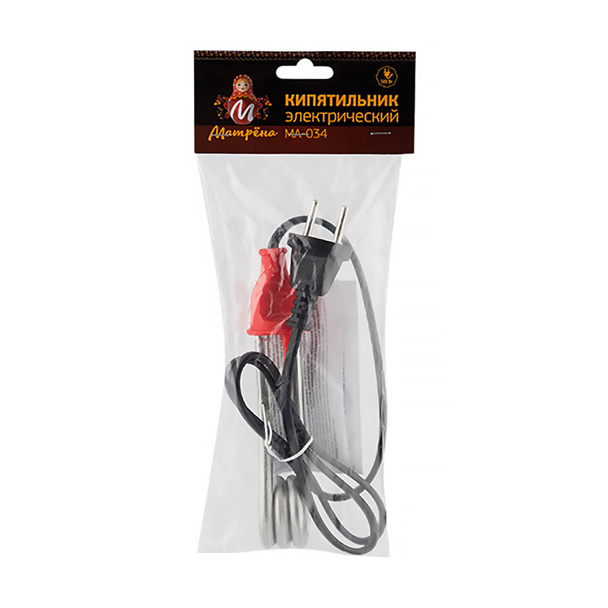 Кипятильник электр. "матрёна" ма-034 0,5 квт (1/25)