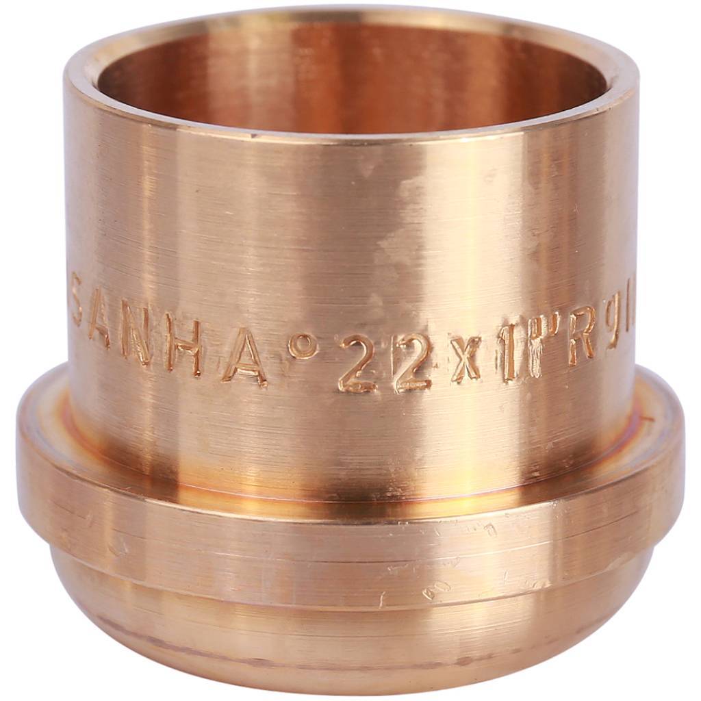 Американка (сгон) 22x3/4" ВР самоуплотняющаяся под пайку SANHA бронзовый 143402234