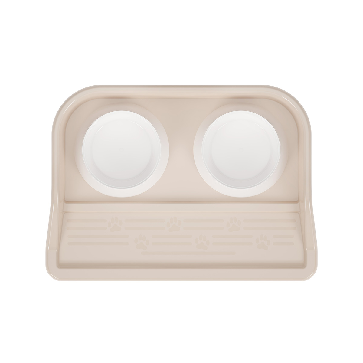 Набор мисок для домашних животных  0,3 л с лотком (1/12) "альтернатива" м3183