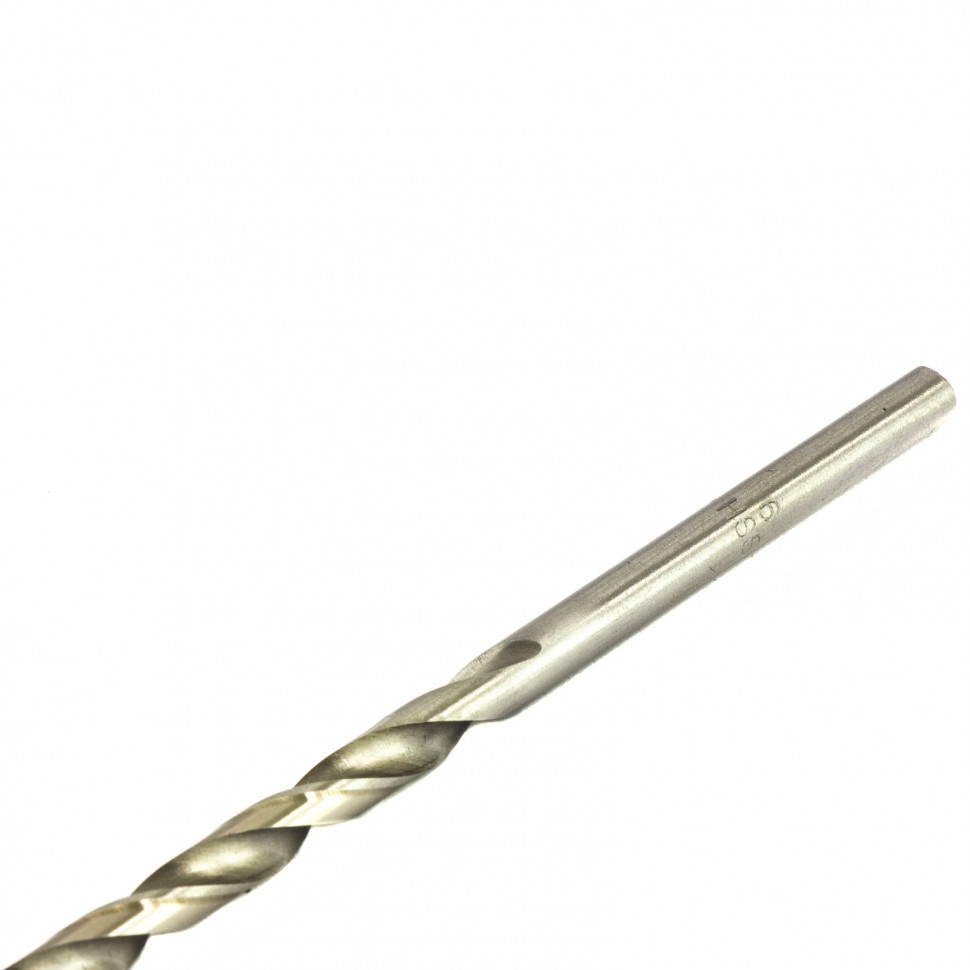 Сверло по металлу, 6 х 139 мм, полированное, удл, HSS, 10 шт, цилиндрический хвостовик Matrix (715060)