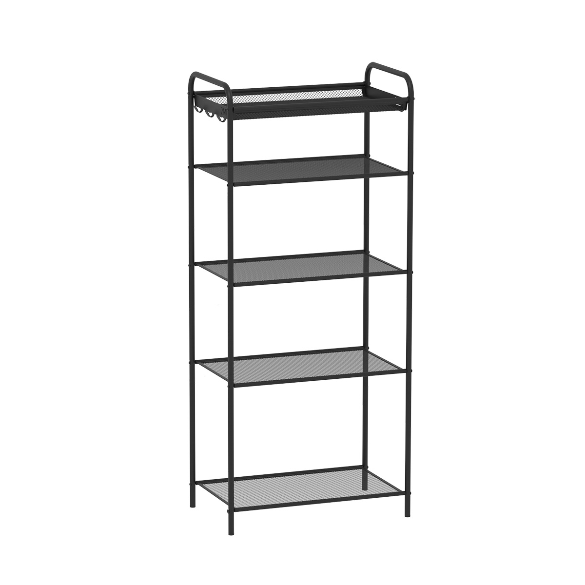 Подставка для обуви "верона 15" 5 полок (300*450*950 мм) черный (1) пдов15 ч