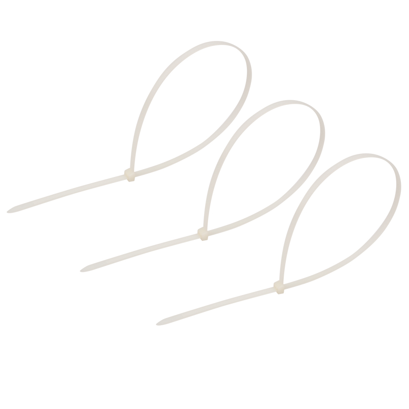 Хомуты нейлон 7,6 х 600 мм (набор 100 шт.), белые (1/20) "rexant" 07-0600-9