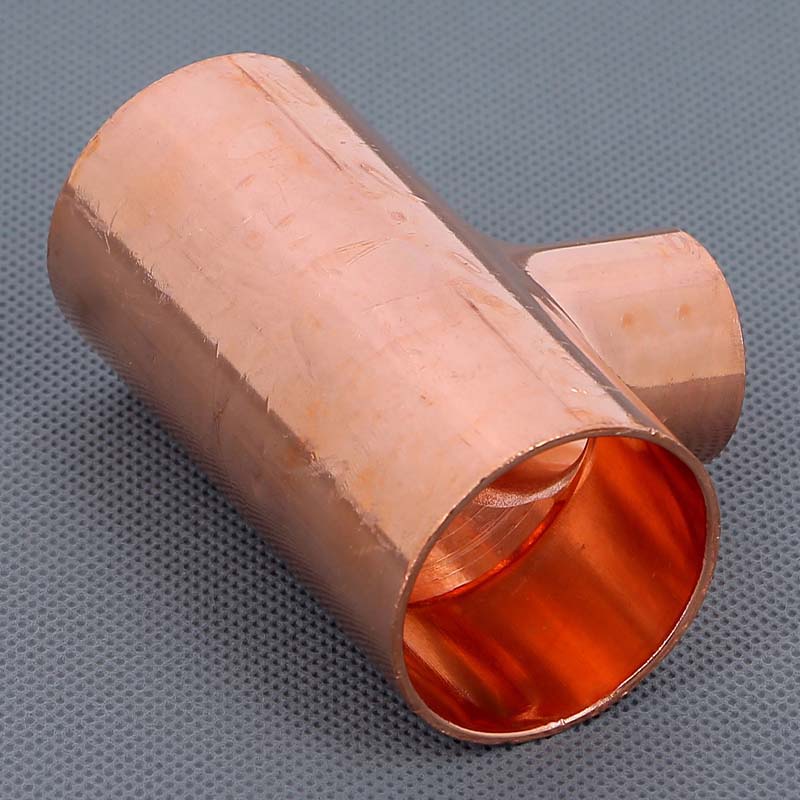 Тройник переходной под пайку 42 х 28 х 42 мм VIEGA медный