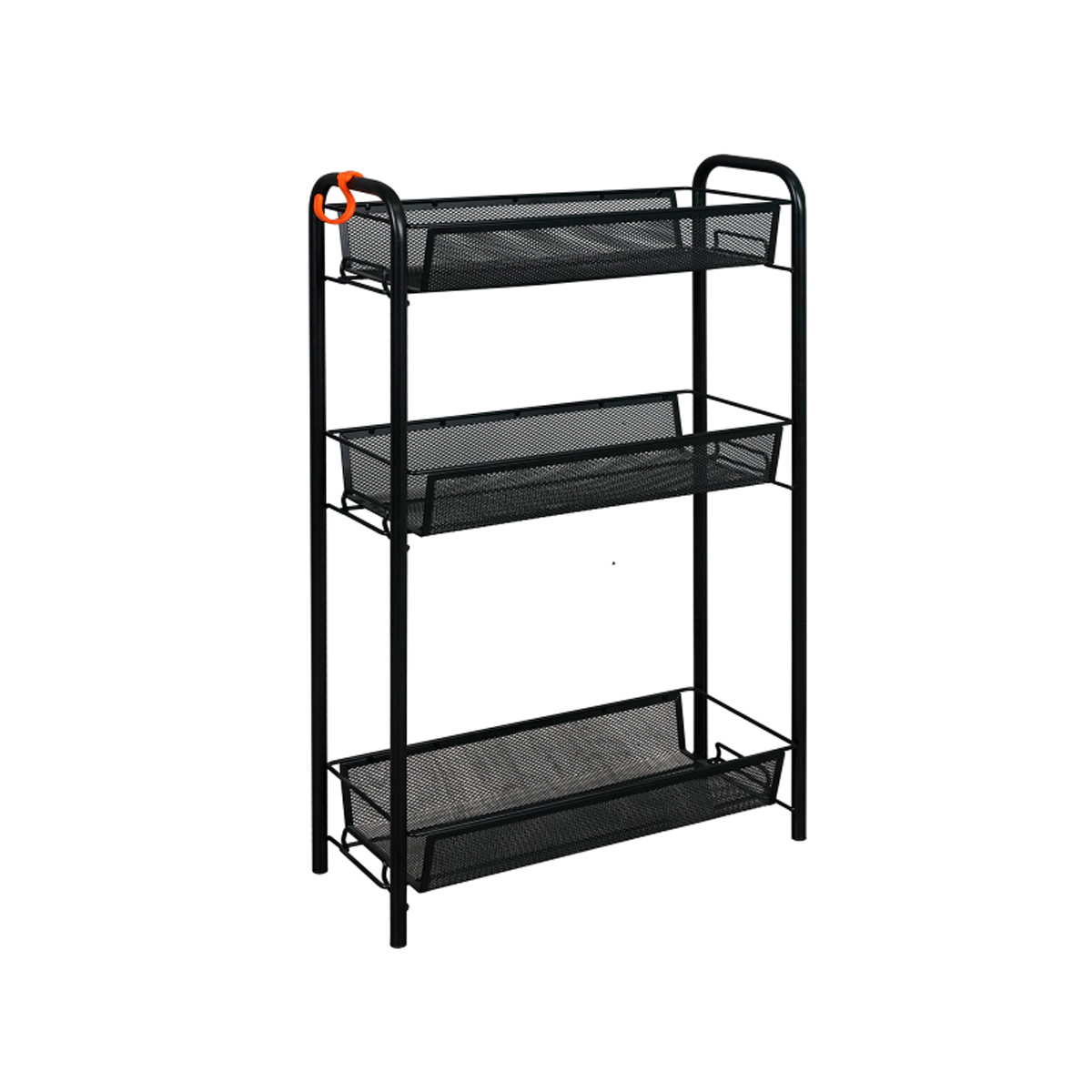 Этажерка "ладья 1" 3 корзины (440*170*715 мм) черный (1) э 289 ч