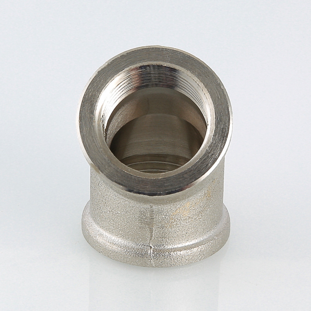 Угол 45° резьбовой (ВР) 3/4" латунь-никель VALTEC (VTr.091.N.0005)