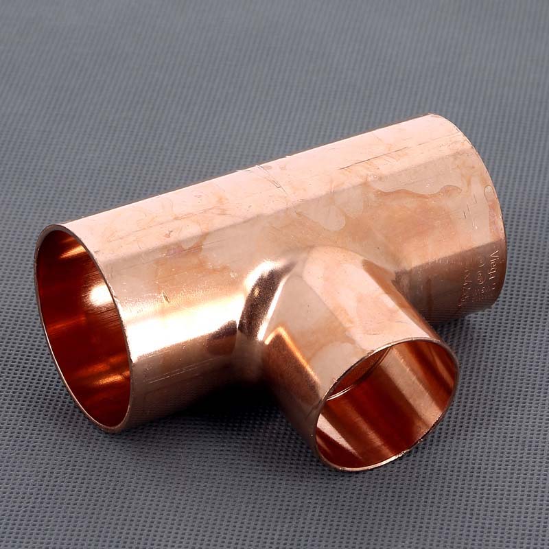 Тройник переходной под пайку 54 х 42 х 54 мм VIEGA медный