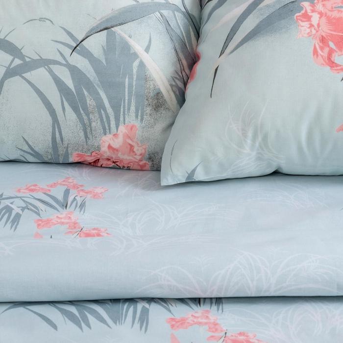 Постельное белье "этель" журавли 1,5 сп. (бязь) (1/6) 3289208