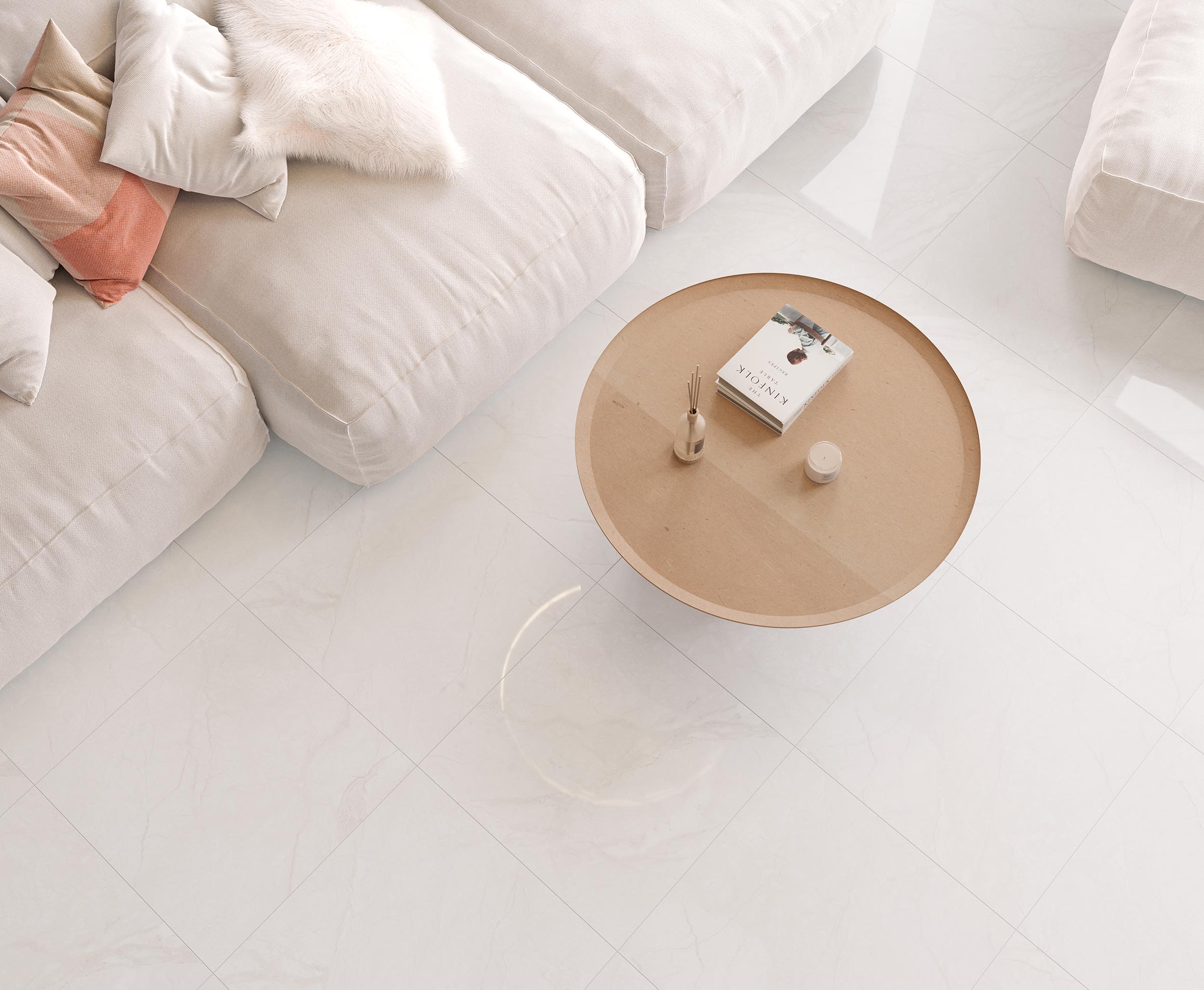 Antalya bianco керамогранит полированный 60x120