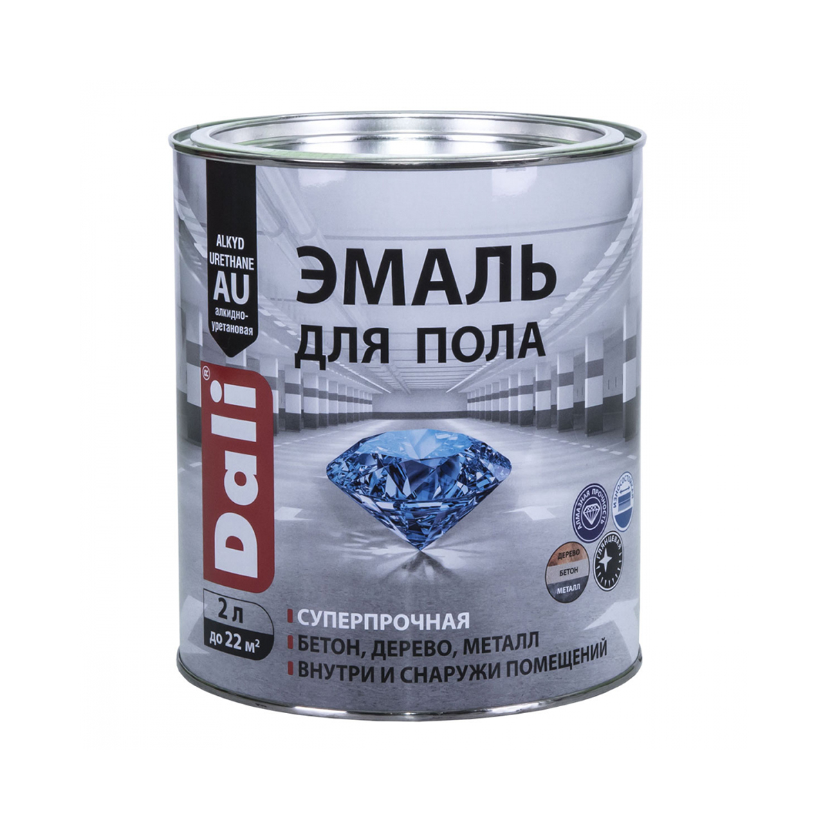Эмаль "dali" для пола  база c  2 л (3) "рогнеда"