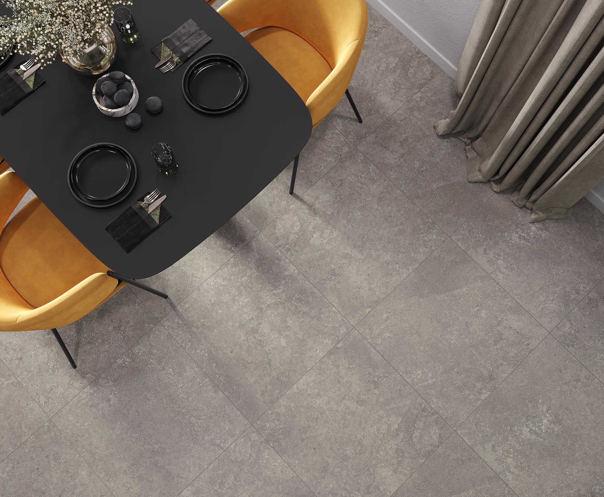 Capri gris керамогранит серый сатинированный карвинг 60x120