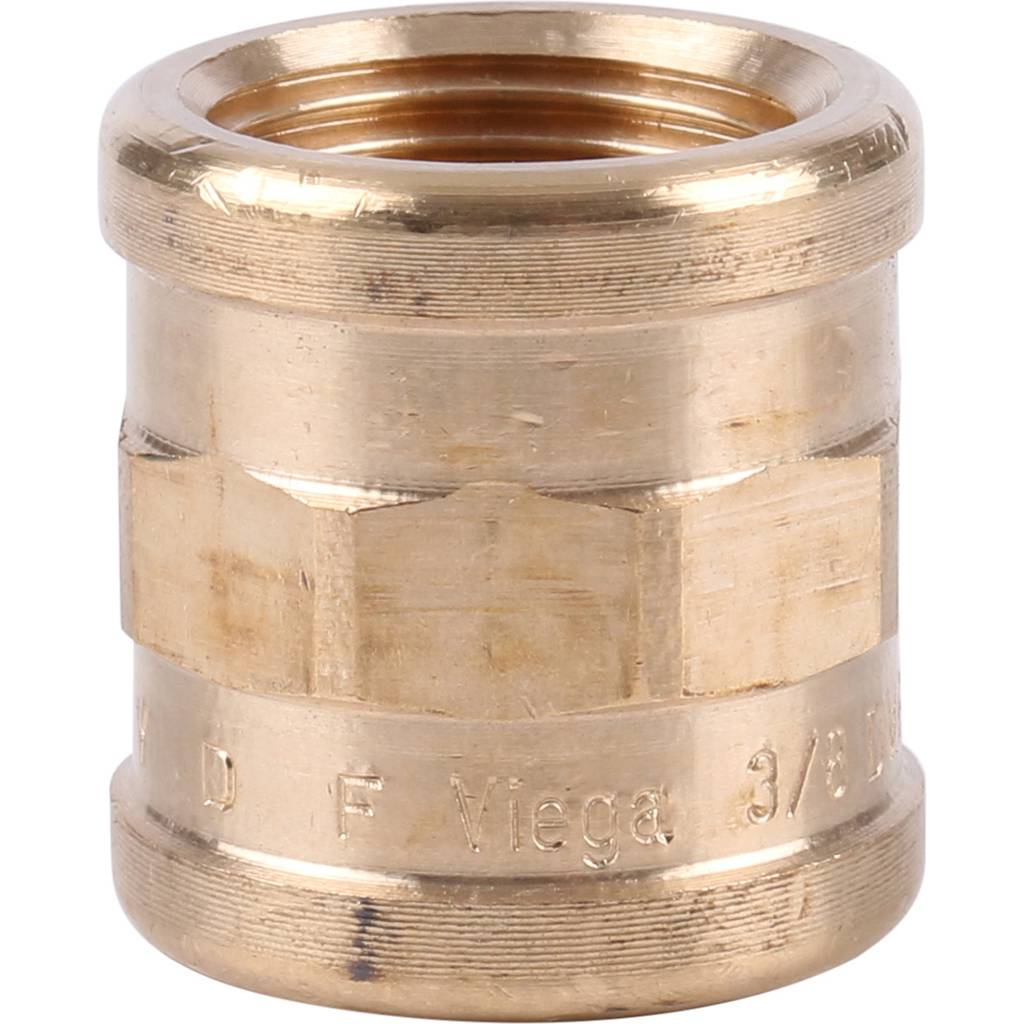 Муфта резьбовая (ВР) 3/8" бронза VIEGA (282349)