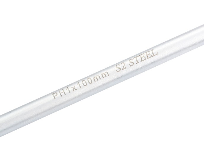 Отвертка PH1 x 100 мм, S2, трехкомпонентная ручка Gross (12140)