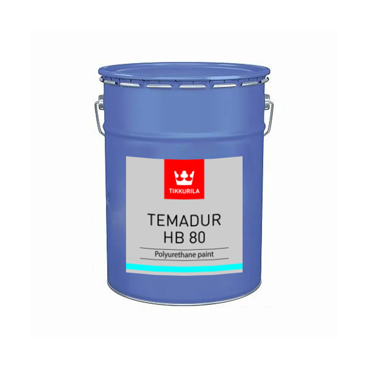 Краска полиуретановая "темадур" hb80 tvl 8,1 л (1/44) "тиккурила"