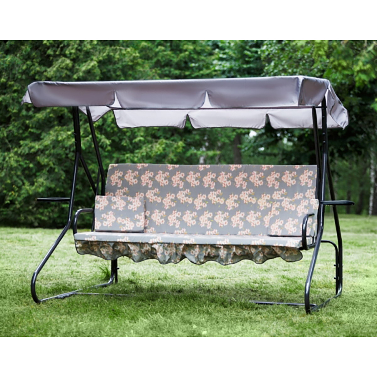 Качели садовые 3-х местные "люкс 2" (1) "olsa" с1115