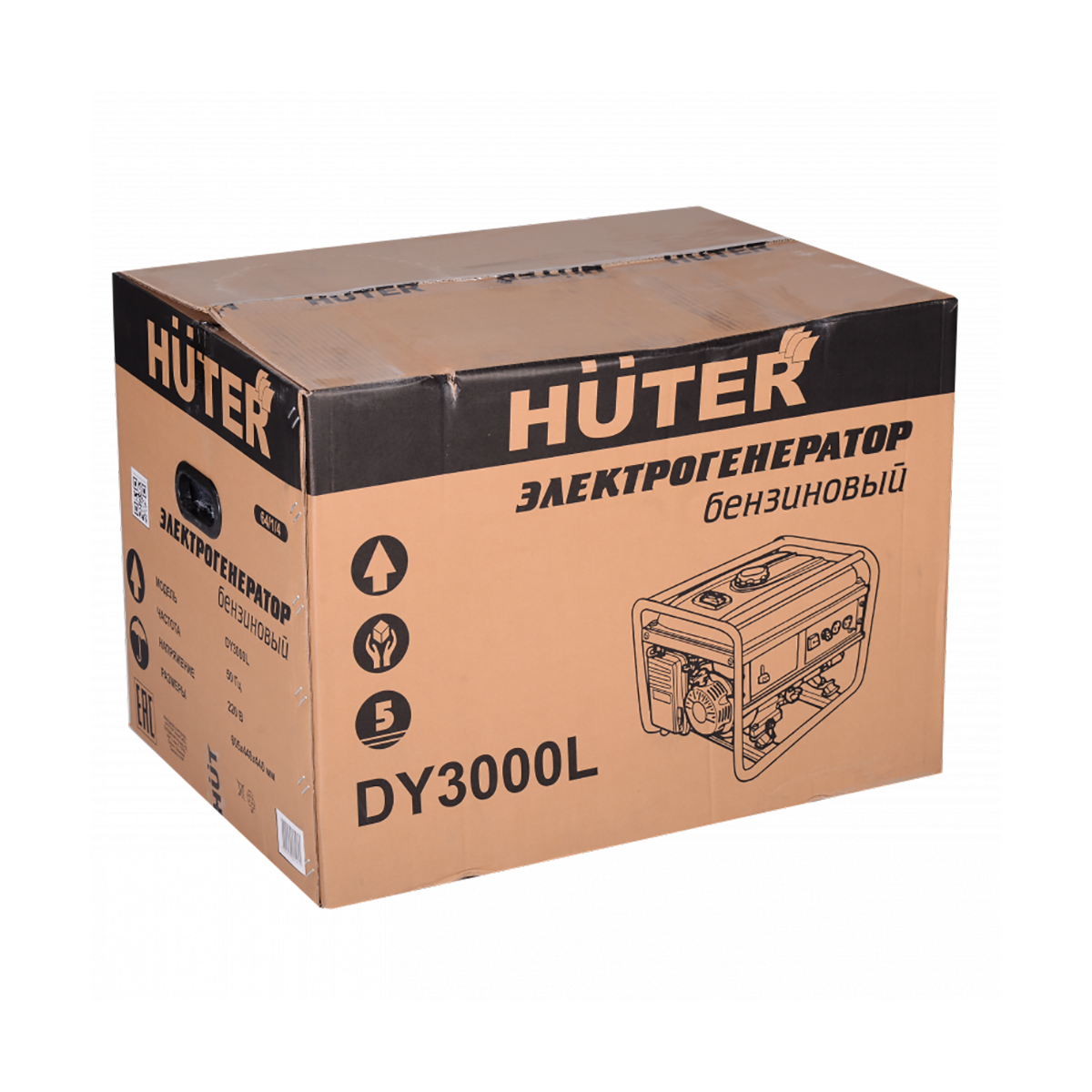 Генератор бензиновый dy3000l 2,5 квт (1) "huter"