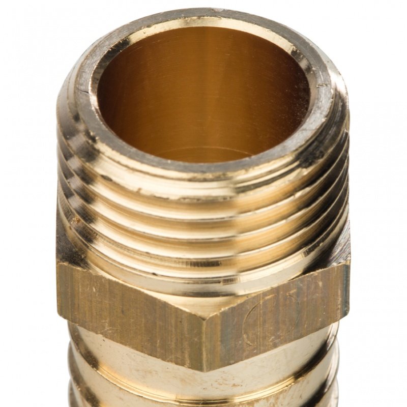 Штуцер НР 1/2" х 20 мм латунь STOUT