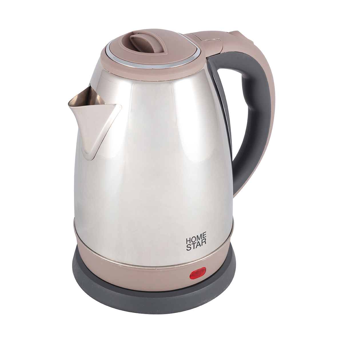 Чайник электр. "homestar" hs-1028 1,8 л (1/12) сталь (бежевый)