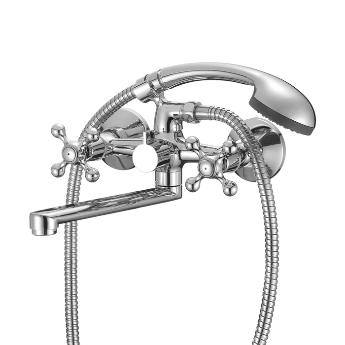 Смеситель для ванн  duplex (1/12) "milardo" dupsb02m02