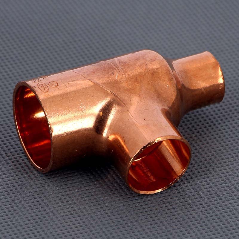 Тройник переходной под пайку 28 х 22 х 15 мм VIEGA медный