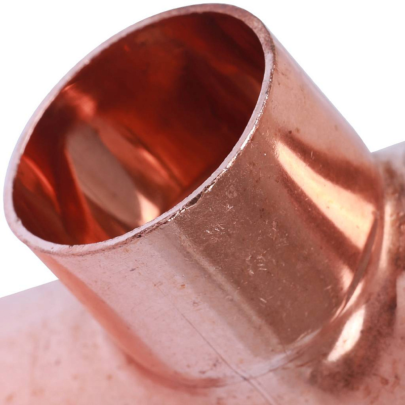 Тройник переходной 54x28x54 мм медный под пайку SANHA 15130542854