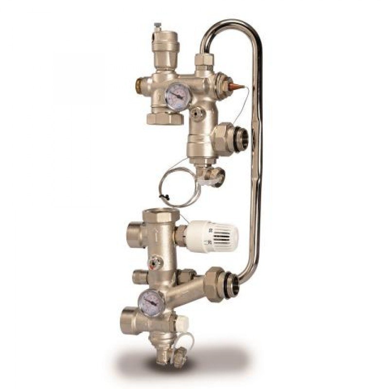 Насосно-регулировочная группа с соединением G1"X 180мм для насоса (в комплекте с креплениями SC496)