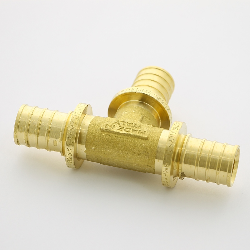 Тройник 25 мм аксиальный для труб из сшитого полиэтилена UNI-FITT