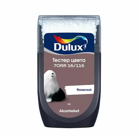 DULUX тестер цвета колеровки 70RR 16/116 матовый (0,03л)