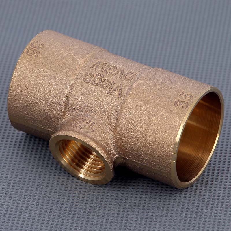 Тройник переходной под пайку ВР 35 х 3/4" VIEGA медный