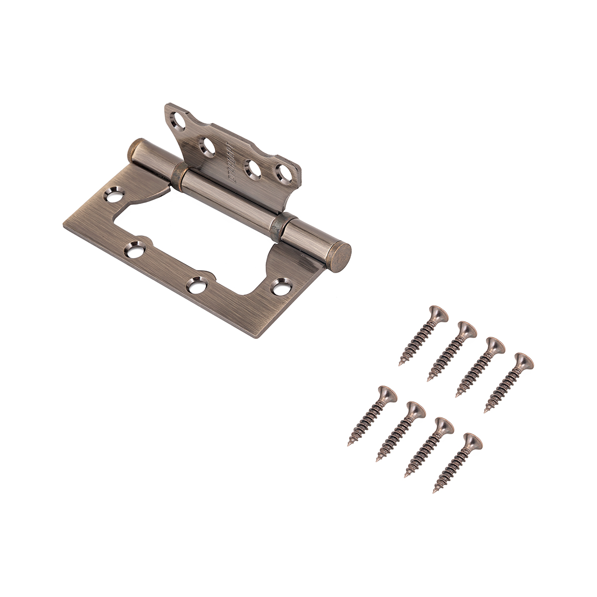 Петля накладн. универс. 2bb ab (100*75*2,5) бронза (1/20/100) "стандарт"