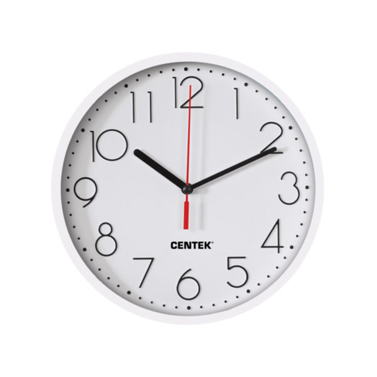 Часы настенные ст-7105 white кварцевые (1/4/12) "centek"