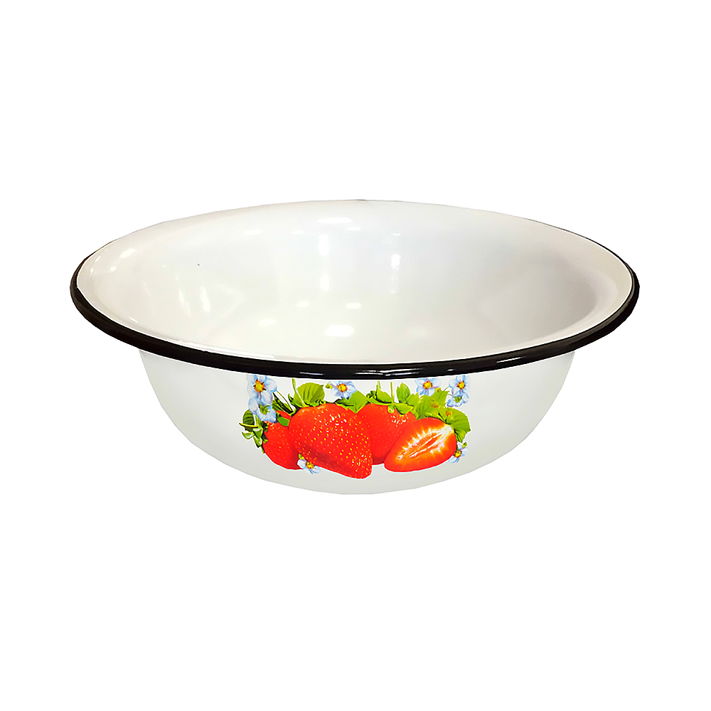 Миска эмалиров. декор. 5 л (1/8) "стальэмаль"  1с35с