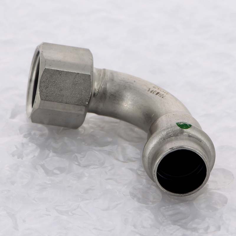 Угол пресс-В 22x3/4' нержавеющая сталь Sanpress Inox VIEGA