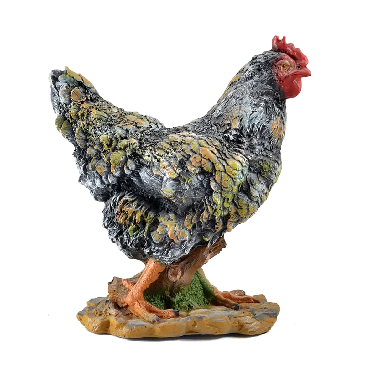 Фигурка садовая "курица пеструшка" (1/4) "сказка" jng038