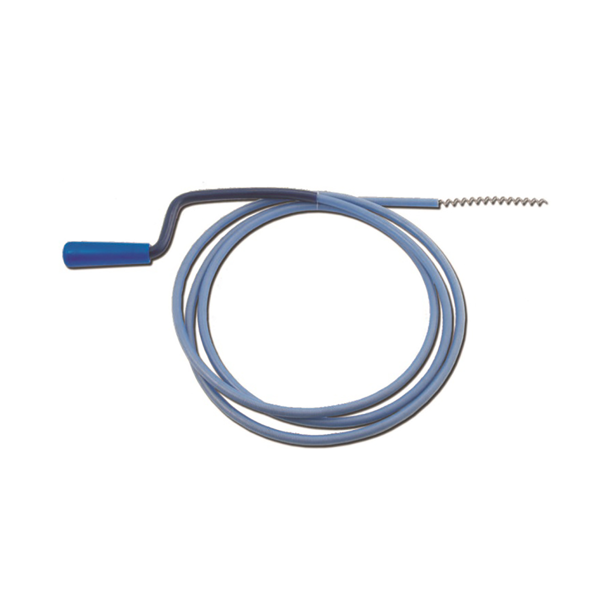 Трос сантехнический пружинный d=8 мм 2,5 м в полимерном покрытии (1/15) "вирпласт"