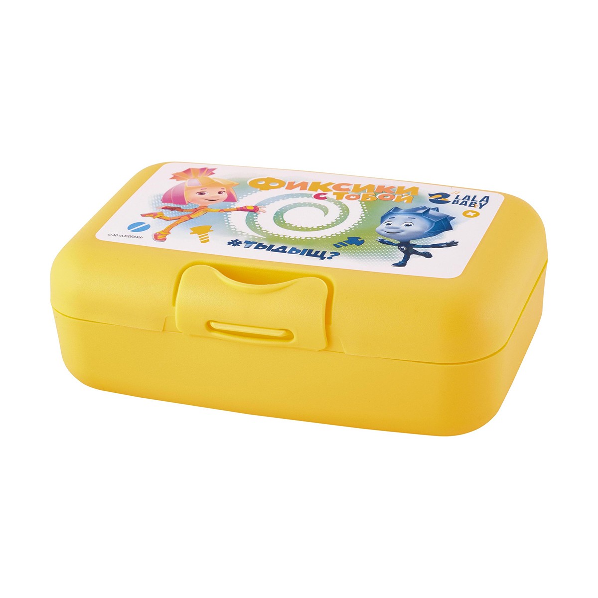 Ланч-бокс "фиксики" 0,7 л (желтый) (1/18) "little angel"  la1502жт