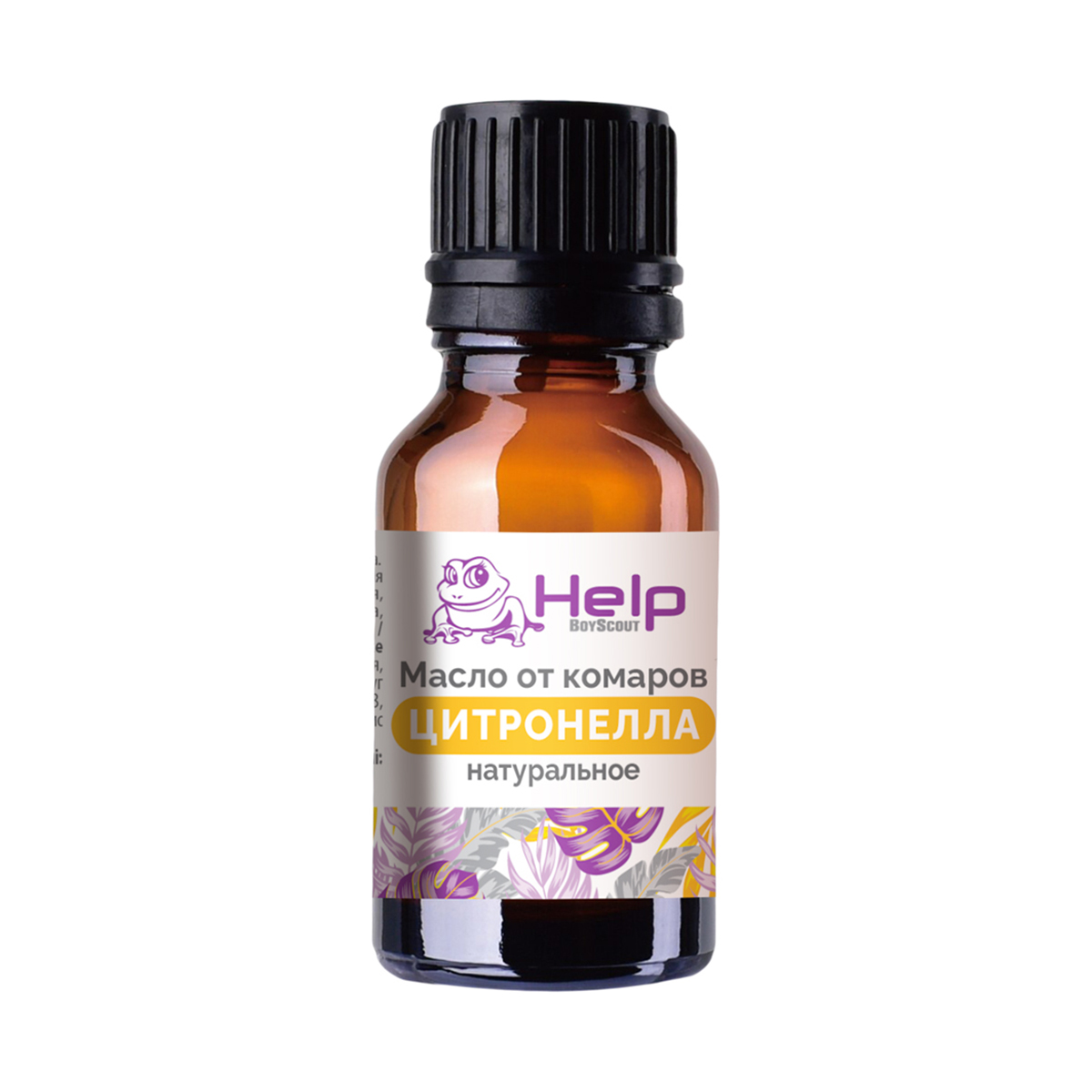 Масло эфирное от комаров "цитронелла" 15 мл (1/20) "help" 80441