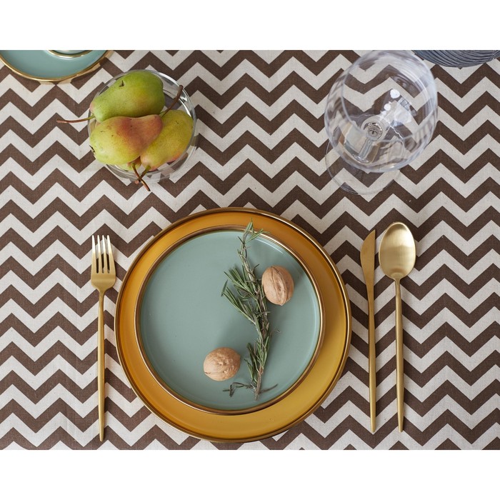 Набор столовый "доляна" (скатерть 145*200 см, салфетки 40*40 см 4 шт.) (1/120) 7428618