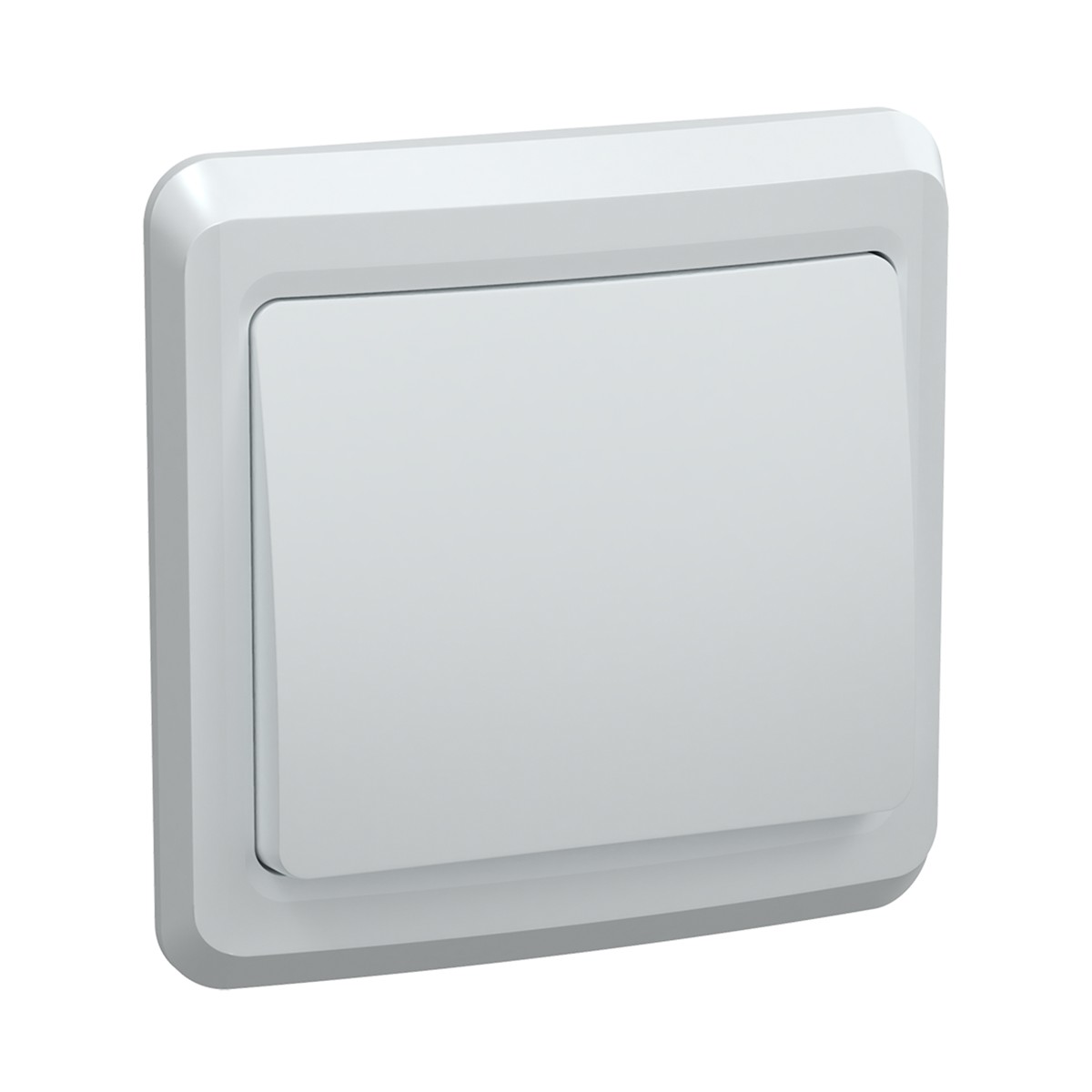 Выключатель "вега" 1 кл. вс10-1-0-вб, 10а, белый (1/50/200) "iek"