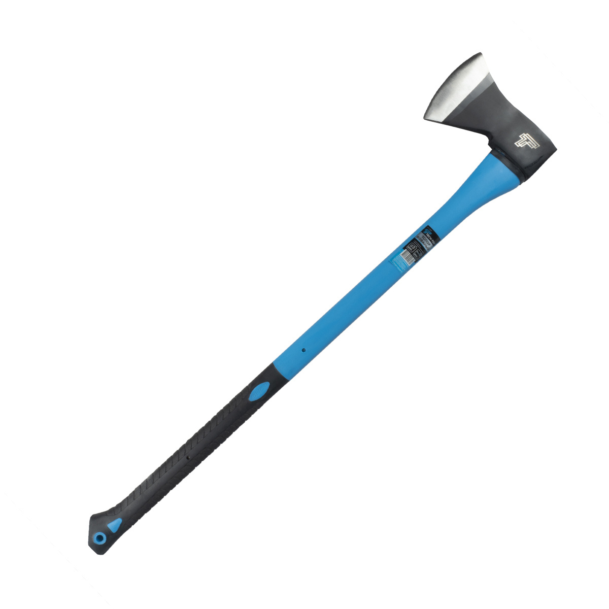 Топор кованый пласт. обрезин. ручка 1600 г (1/12) "tech-top"  122-1600