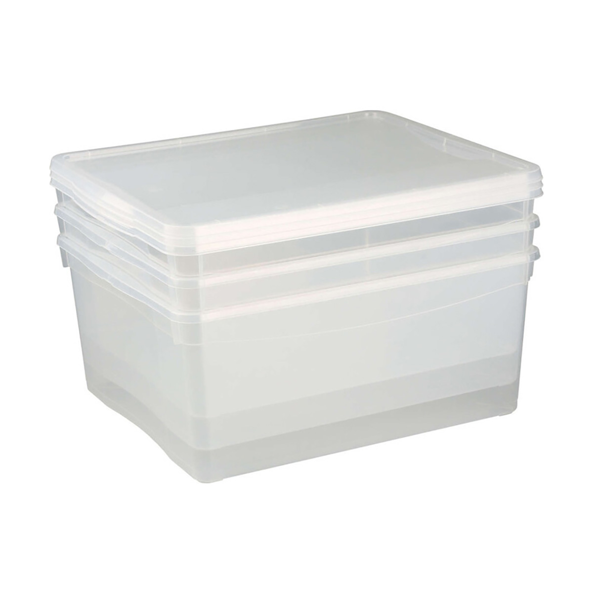 Ящик универс. с крышкой 400*335*170 мм (набор 3 шт.) (1/2) "бытпласт"