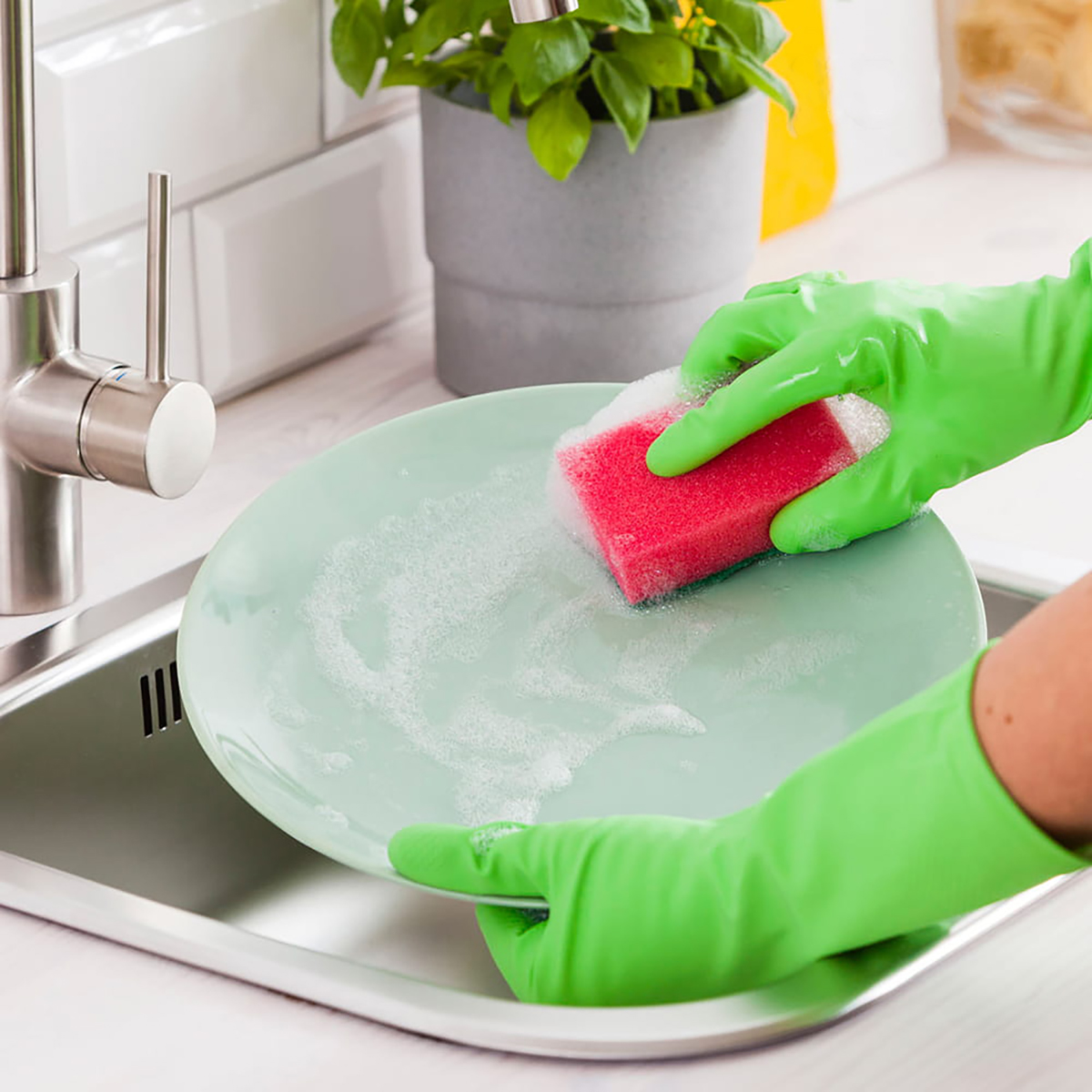 Губки для посуды "джамбо" упак. 10 шт. (1/40) 'york''