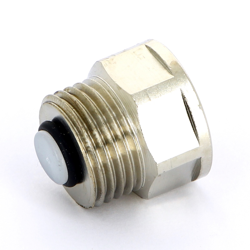 Клапан отсечной 1/2" никелированный UNI-FITT